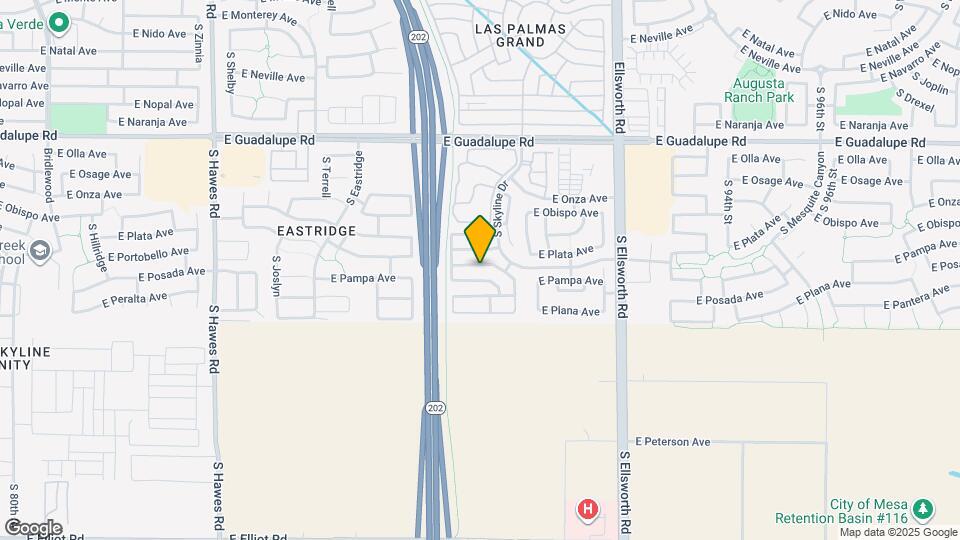 8913 E Portobello Ave Mapa y Detalles de la Ubicación