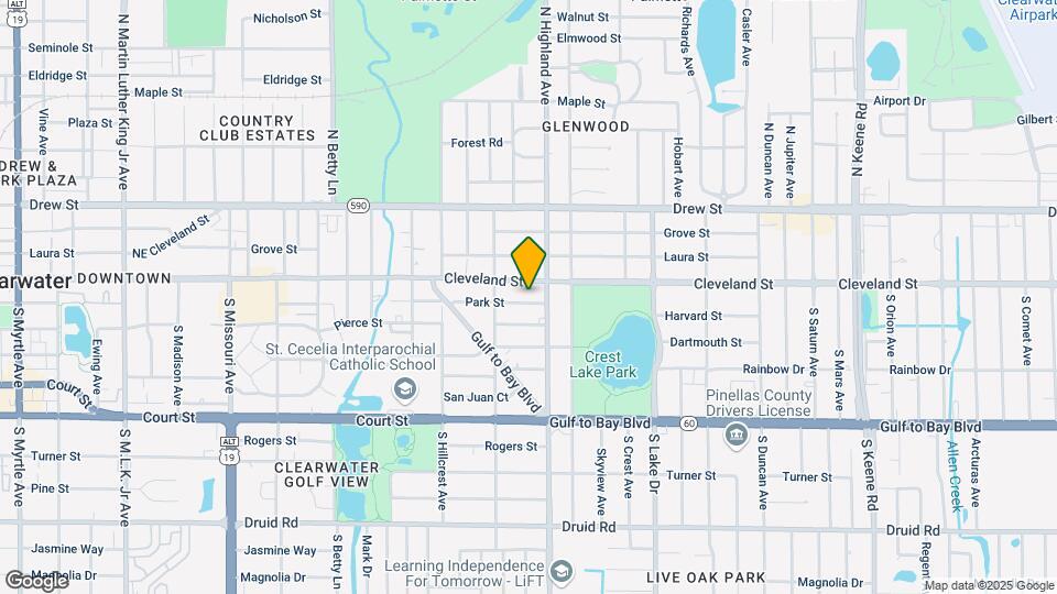 1480 Park St Map and Location Details
