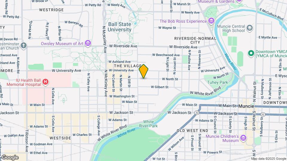 1413 W North St Map and Location Details