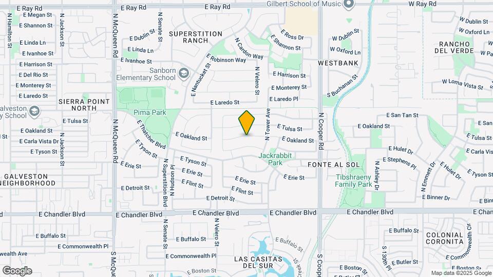 1623 E Oakland St Map and Location Details