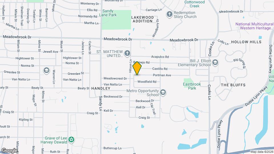 7504 Portman Ave Map and Location Details