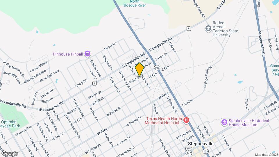 1391 N Race Map and Location Details