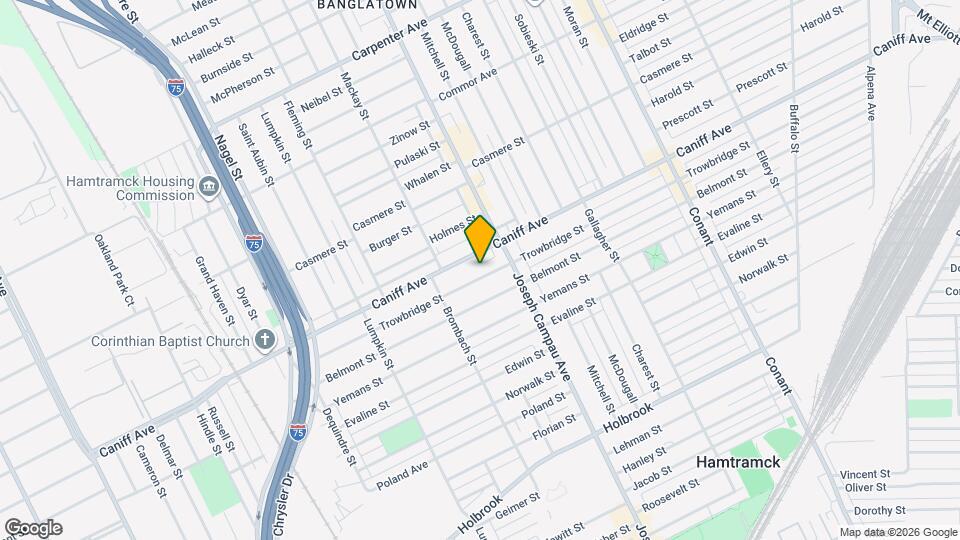 2707 Trowbridge St Map and Location Details