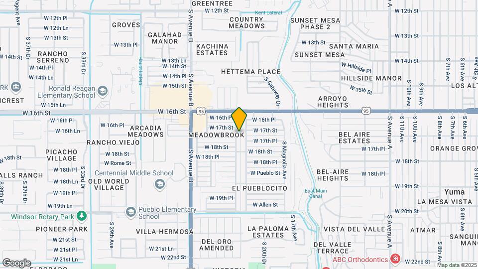 1727 S Pendergast Ave Mapa y Detalles de la Ubicación