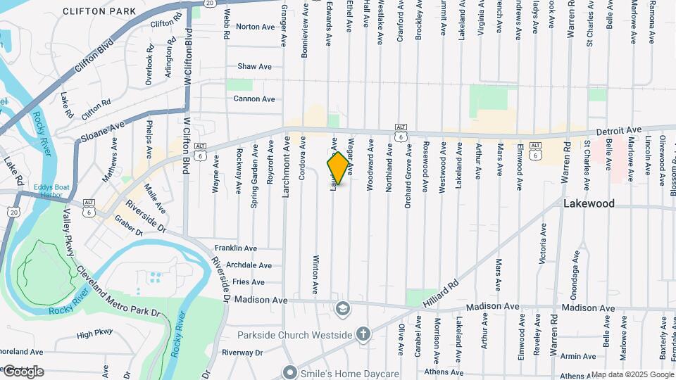 1497 Lauderdale Ave Map and Location Details