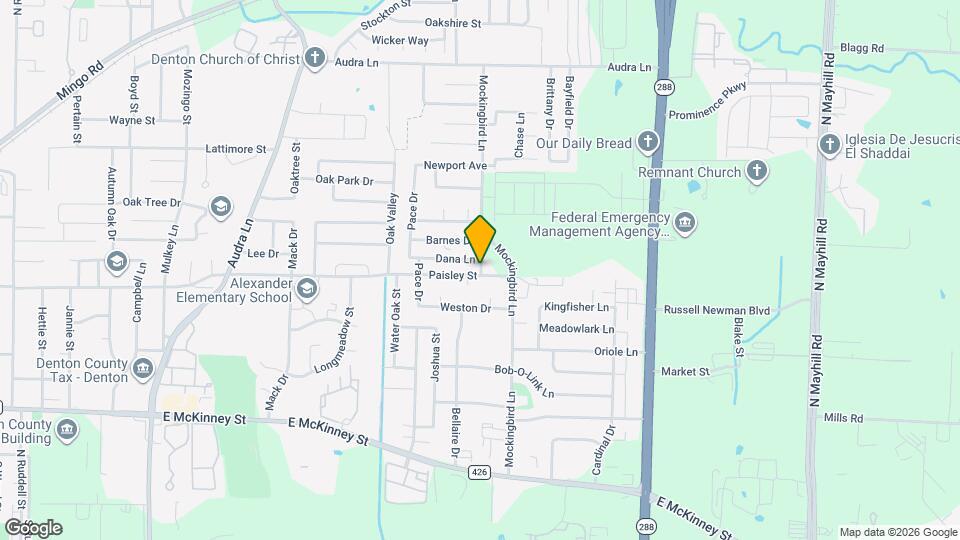 519 Mockingbird Ln Map and Location Details