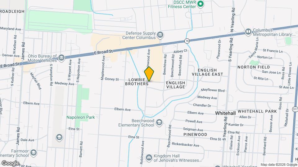 176 Robinwood Ave Mapa y Detalles de la Ubicación