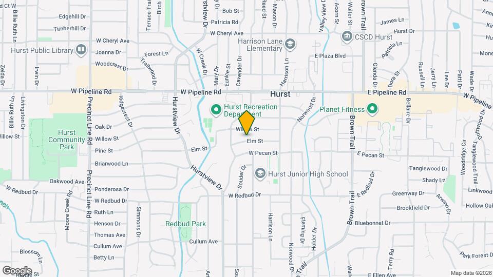 312 Elm St Map and Location Details