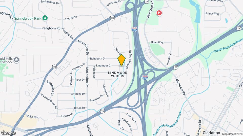 1523 Delia Dr Map and Location Details