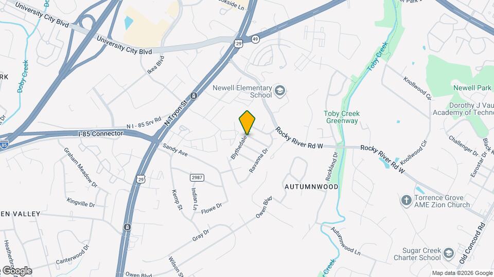 7104 Smithton Ln Map and Location Details