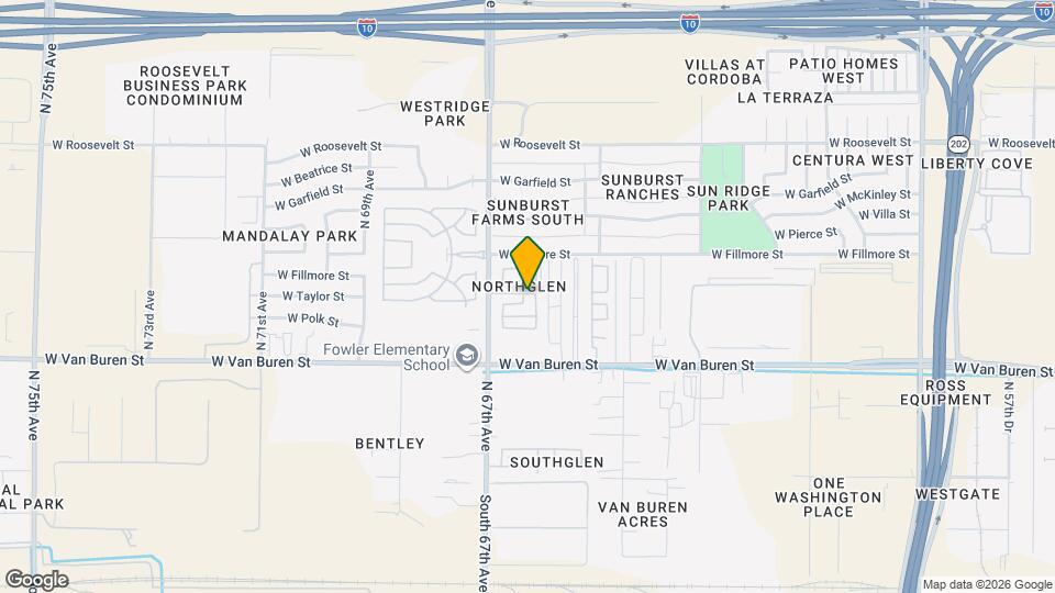 427 N 66th Dr Map and Location Details