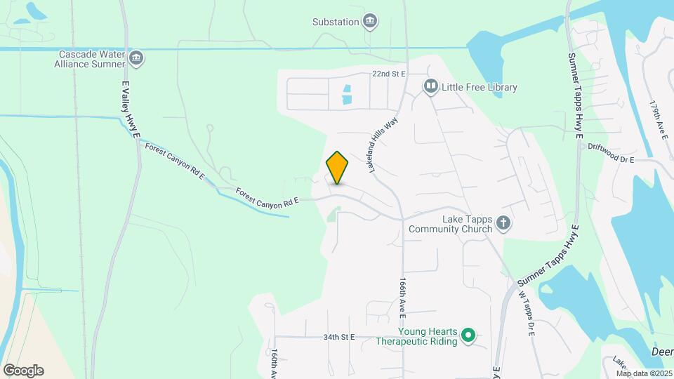 16208 27th St Ct E Map and Location Details