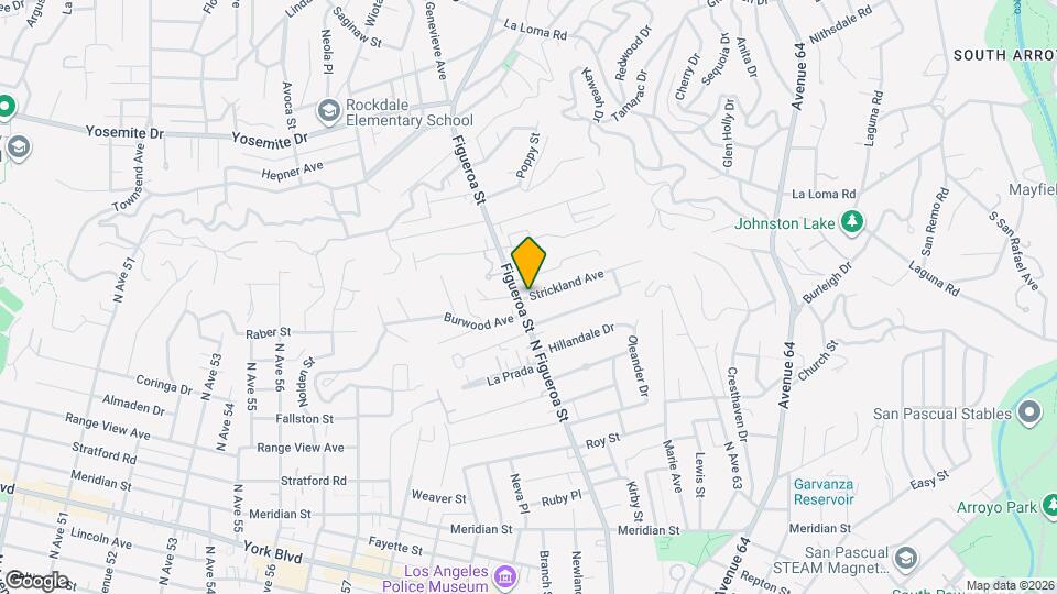 6111 Strickland Ave Map and Location Details