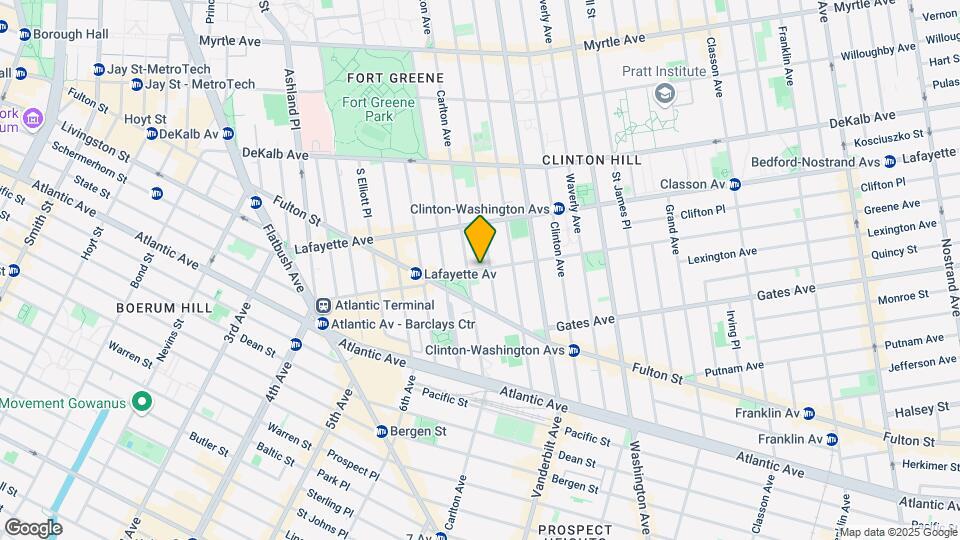 38 Greene Ave Map and Location Details