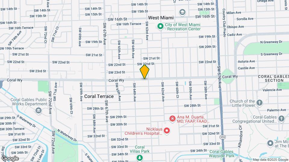 6320 SW 24th St Map and Location Details