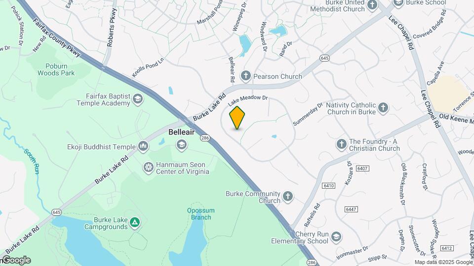 6441 Lake Meadow Dr Map and Location Details