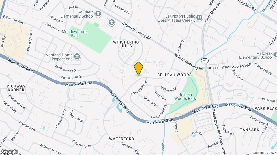 3817 Belleau Wood Dr Map and Location Details