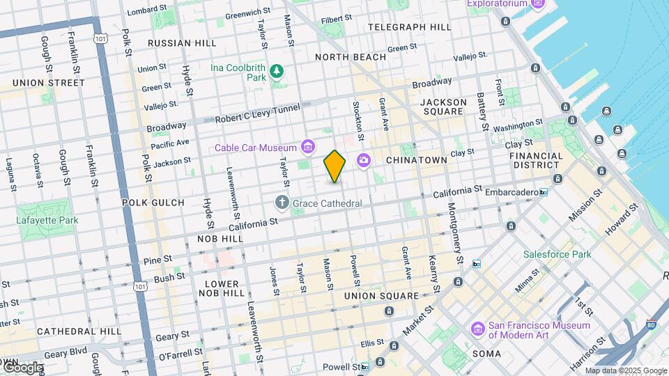 1022 Sacramento St Map and Location Details