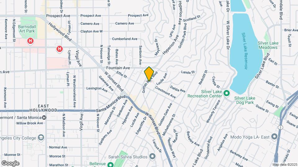 1716 1/2 Griffith Park Blvd, Unit 1716.5 Map and Location Details