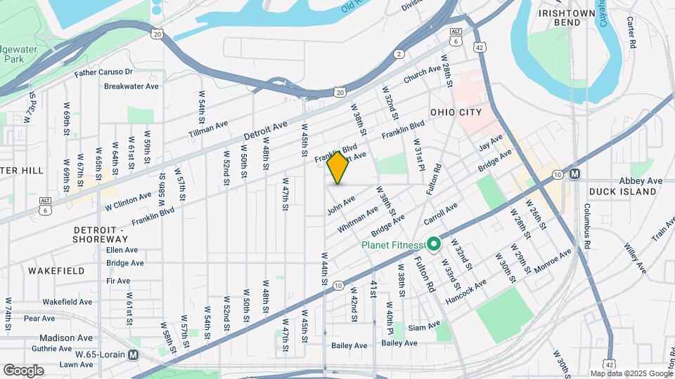 4205 Woodbine Ave Map and Location Details