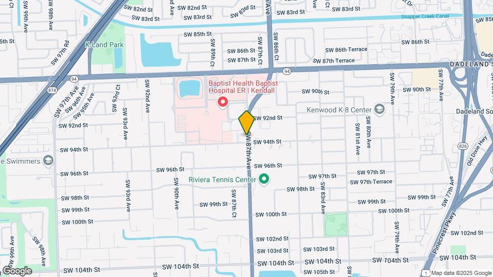 9370 SW 87th Ave Map and Location Details
