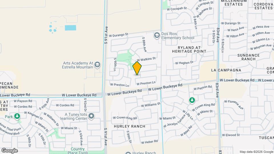 8830 W Toronto Way Mapa y Detalles de la Ubicación