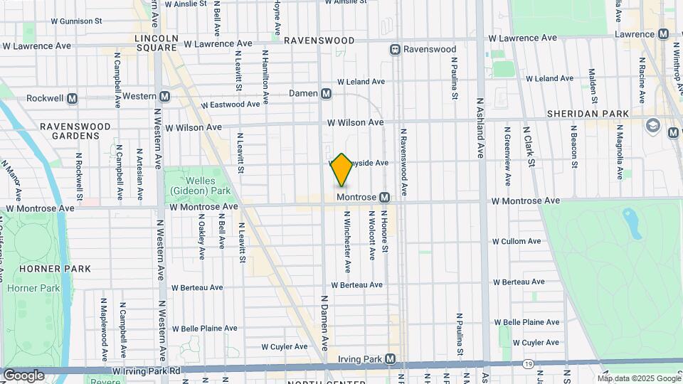 4416 N Winchester Ave Map and Location Details