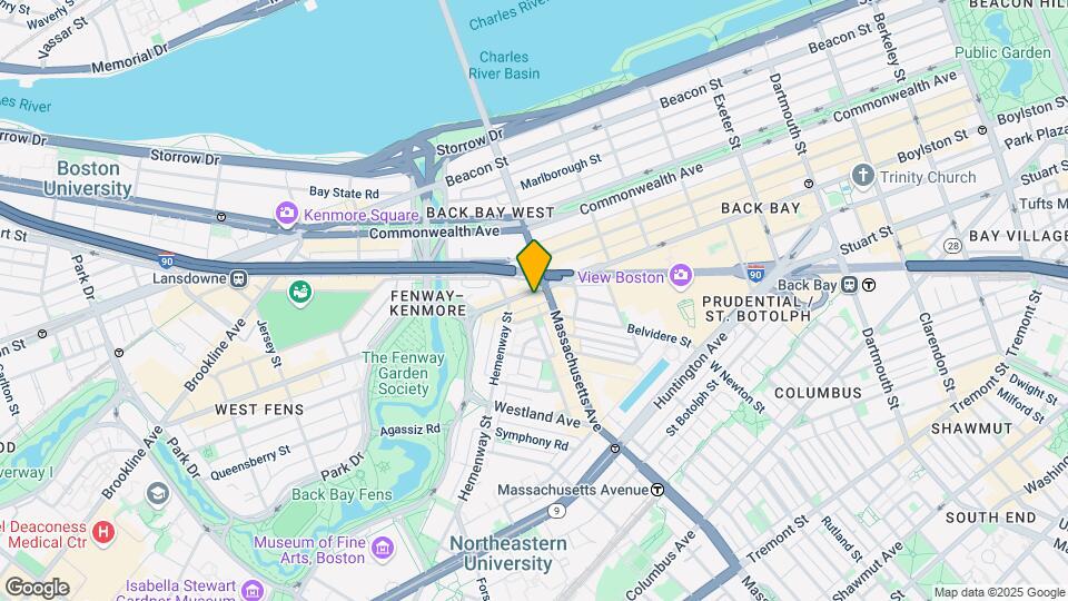1084 Boylston St Map and Location Details