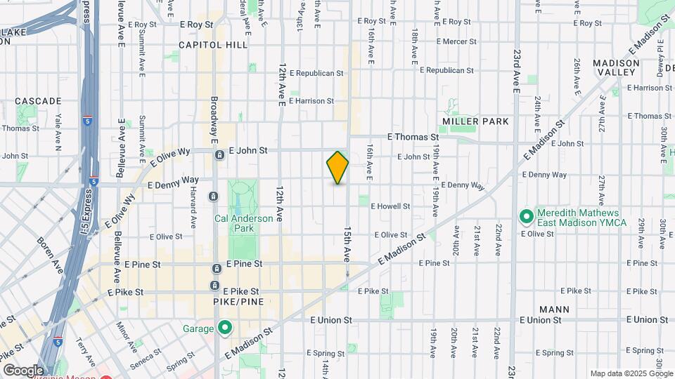 1419 E Denny Way Map and Location Details