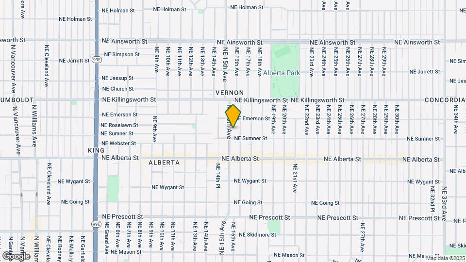 5226 NE 15th Ave Map and Location Details