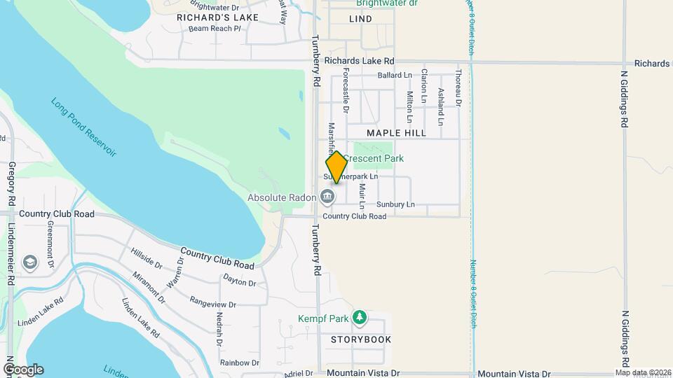 2244 Marshfield Ln Map and Location Details