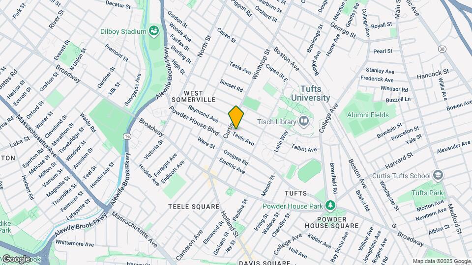 43 Teele Ave, Unit 2 Mapa y Detalles de la Ubicación