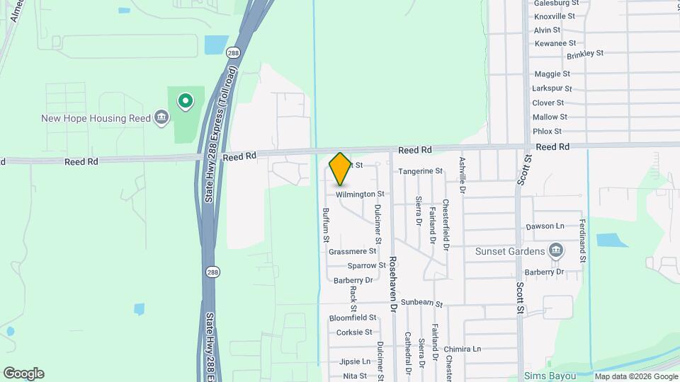 3013 Wilmington St Map and Location Details