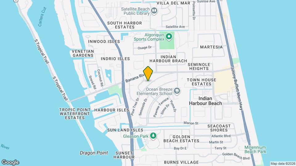 1128 Pine Tree Dr Map and Location Details