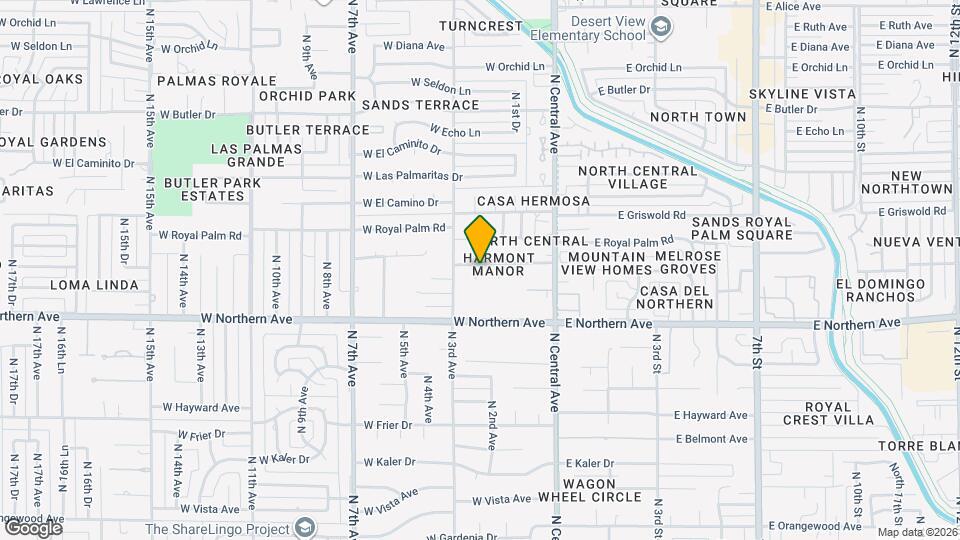 219 W Harmont Dr Map and Location Details