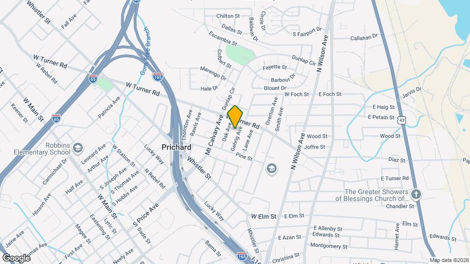 643 Gehrig Ave Map and Location Details