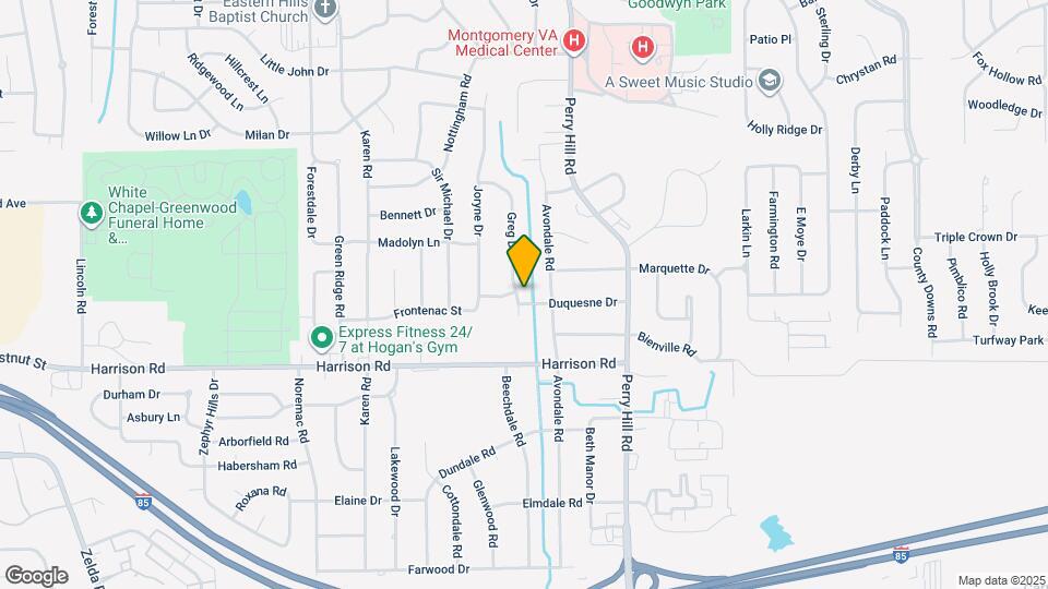 895 Greg Dr Map and Location Details