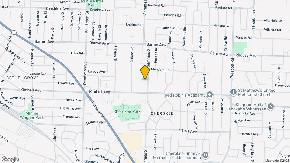 1297 Semmes St Map and Location Details