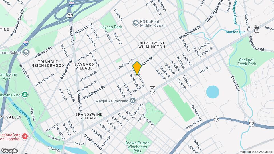 3005 N West St Map and Location Details