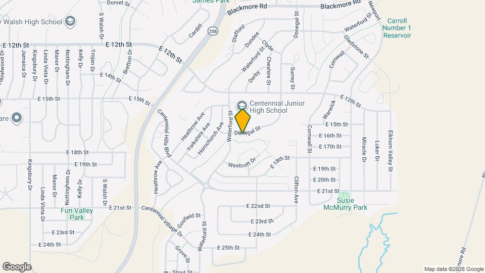 1363 Donegal St Map and Location Details
