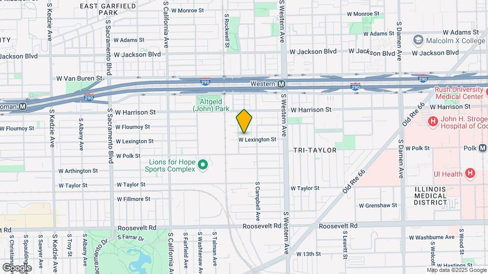 2526 W Lexington St Map and Location Details