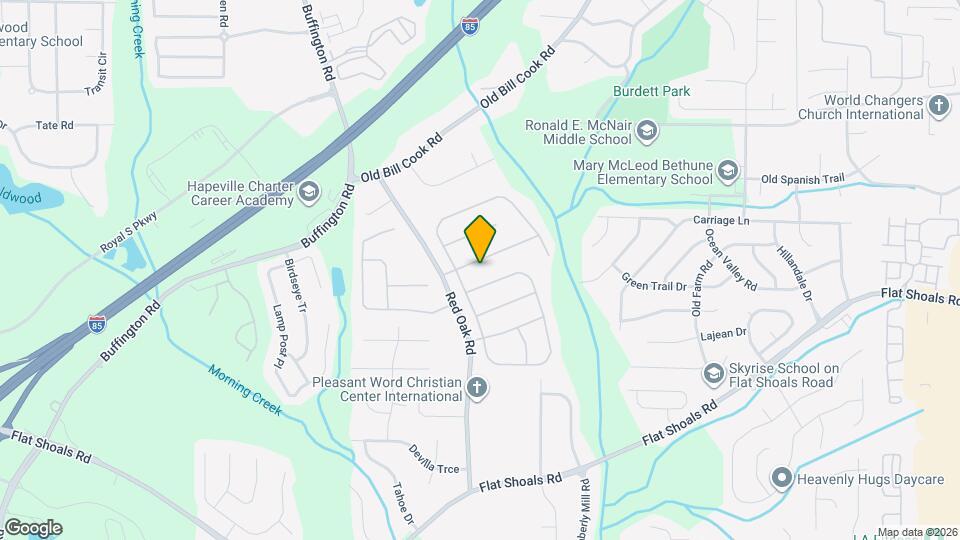 3200 Broadleaf Ave Map and Location Details