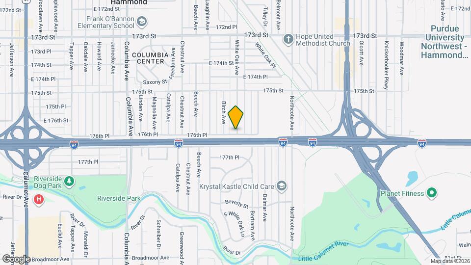 7974 White Oak Ave Map and Location Details