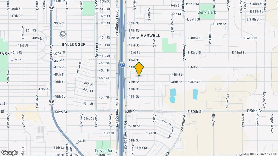 4507 Avenue G Mapa y Detalles de la Ubicación