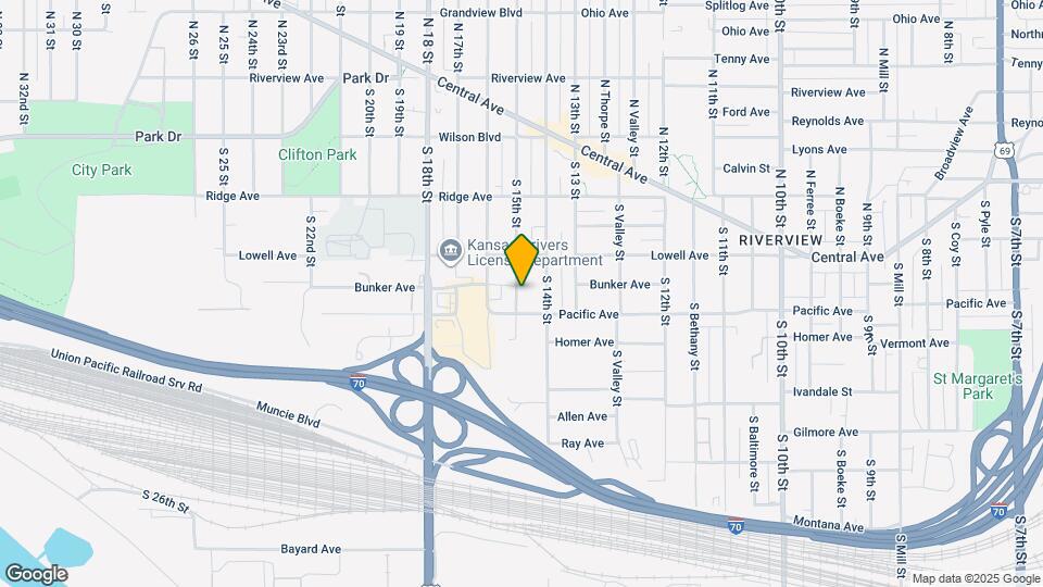 135 S 15th St Map and Location Details