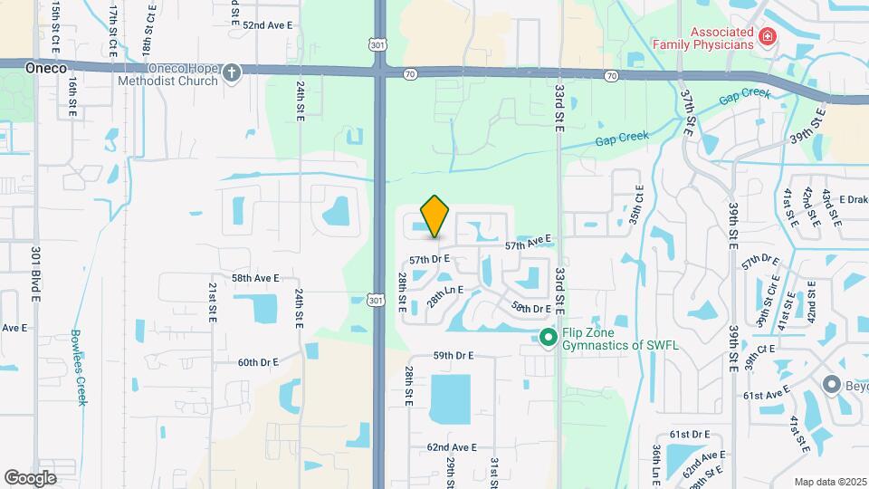 2802 56th Ave Cir E Map and Location Details