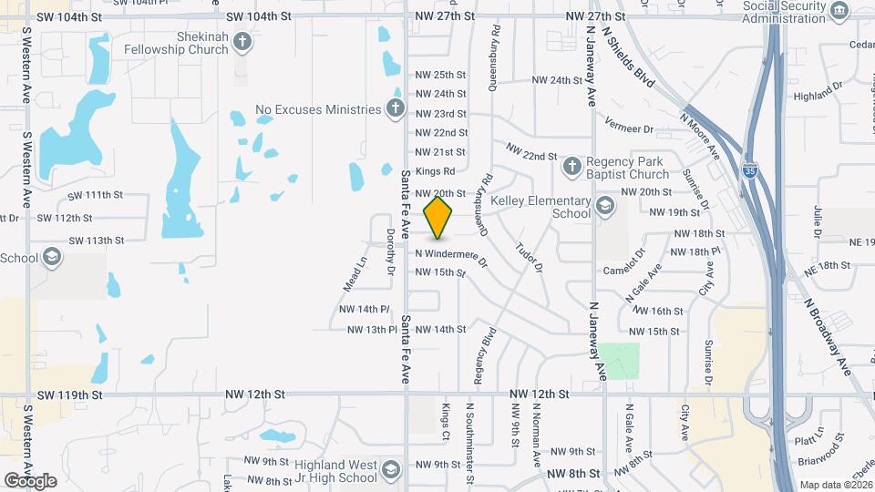 1013 N Windermere Dr Map and Location Details