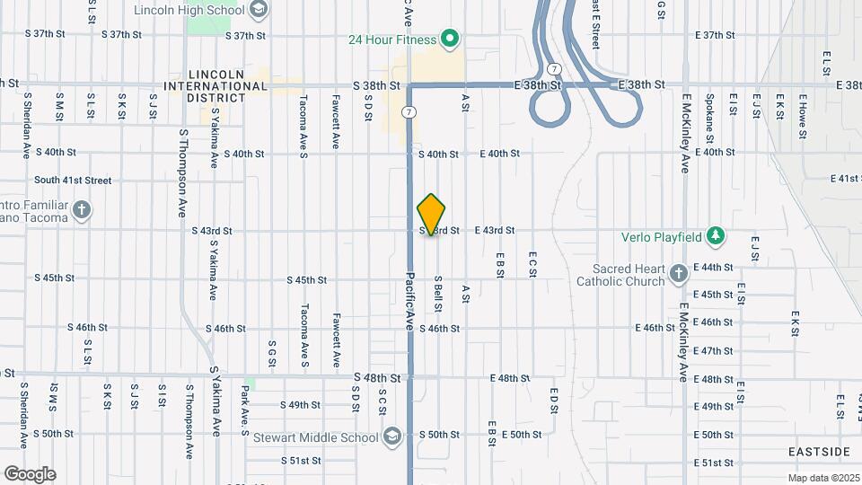 4310 S Bell St Map and Location Details