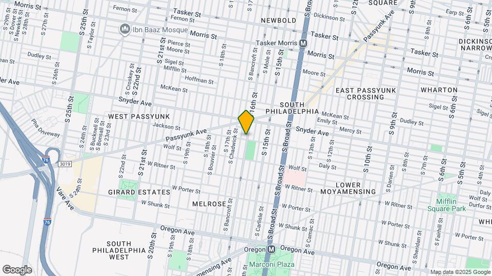 1601 Jackson St Map and Location Details