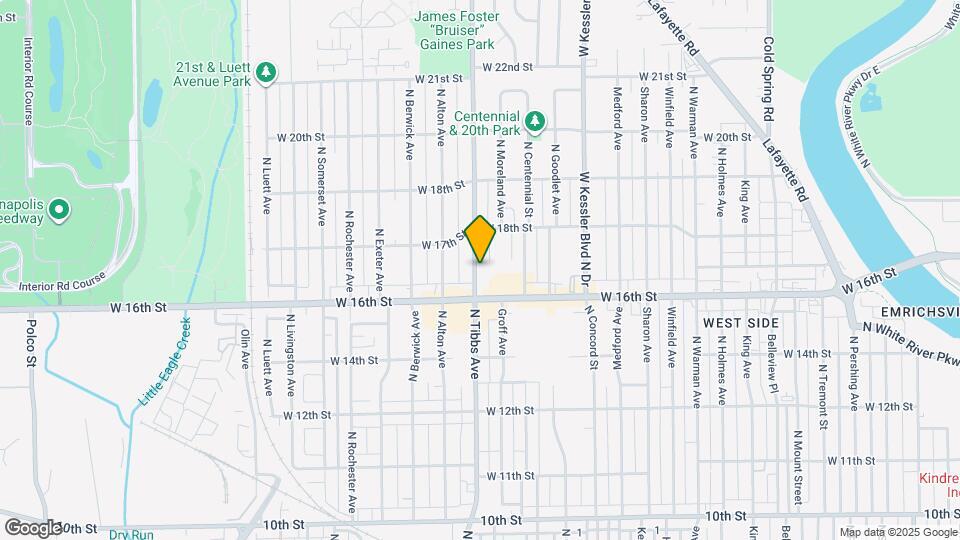 1627 N Tibbs Ave Map and Location Details